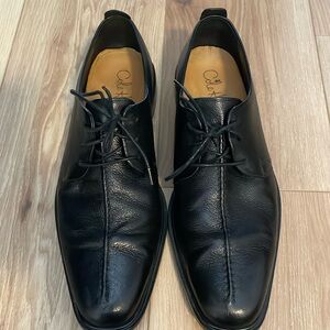 Men's Black Leather Cole Haan Dress Shoe